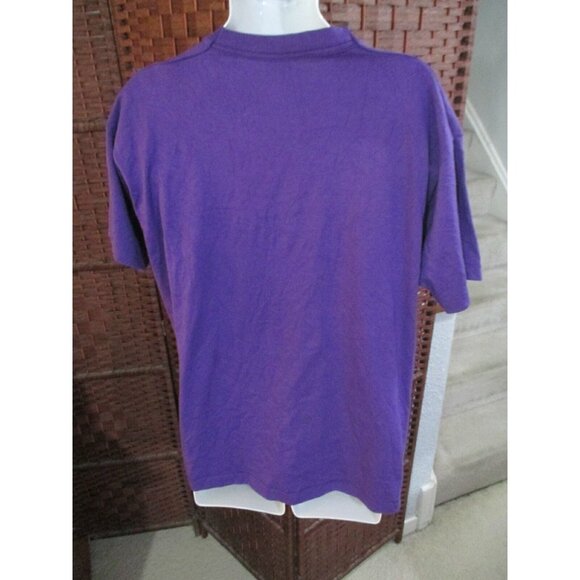 Vintage 90s Bahamas T Shirt Gold Embroidered Adult XL Flowers - Picture 2 of 5